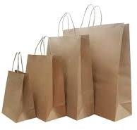 OCC Papter Paper Bags, for Gift Packaging, Shopping, Pattern : Plain, Printed