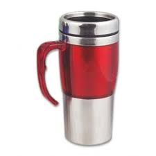 Non Polished Travel Steel Mug, for Drinkware, Gifting, Home Use, Office, Promotional, Style : Antique