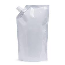 Plain HDPE spouted pouches, Color : Blue, Brown, Creamy, Green, White