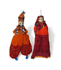 Cotton Rajasthani Puppet Pair, for Decor, Home, Shows, Wall Decor, Style : Culture