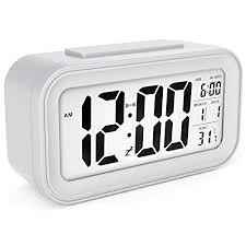 Ajanta Rectangular Acrylic Alarm Clock, for Home, Office,  Display Type : Digital