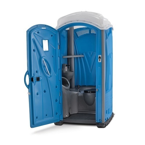 FRP Polished Single Seater Mobile Toilet, for Commercial Use, Feature : Portable, Crack Resistance