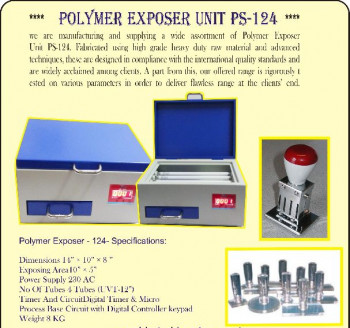 Polymer Stamp Making Machine 124