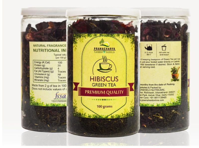 Hibiscus Green Tea, Packaging Type : Bottle