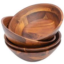 Wooden bowl, Feature : Attractive Design, Buffet Specials, Eco-friendly, Hard Structure, Heat Resistance