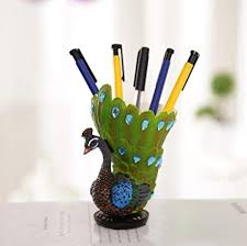 Peacock Pen Holder