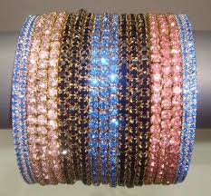 Non Polished Fancy Stone Bangles, Dimension : 2inch, 3inch, 4inch