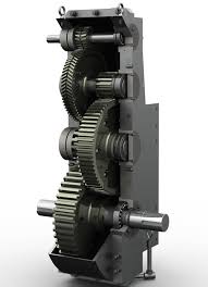 Electric Non Polished Alloy Steel gearbox, Style : Horizontal, Vertical