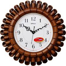 Hemlock Wood wall clock, Shape : Oval, Rectangle, Round, Square