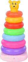 Round Plastic Rings Toy, for Play School, School, Feature : Colorful, Non Toxic, Unbreakable