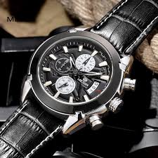 Copper MENS CHRONOGRAPH WATCH, Style : Classy, Modern