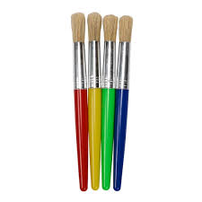 100-200gm Aluminium paint brush, Handle Material : Plastic, Wood