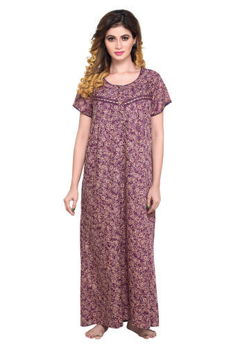 Cotton Ladies Nighties, Size : M, XL, XXL, Feature : Anti-Wrinkle ...