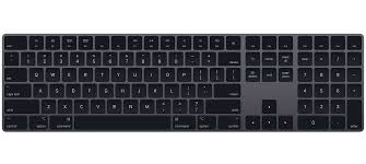 ABS Plastic Keyboard, for Laptops, Color : Black, Silver