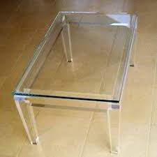 Rectangle acrylic table, for Cafe, Home, Hotel, Restaurant, Pattern : Plain