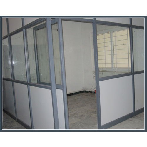 Polished Aluminum Aluminium Office Partition