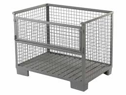 Paint Coated Mild Steel Cage Pallet, for Automotive Use, Industrial Use, Pitch Size : 50x50, 55x55