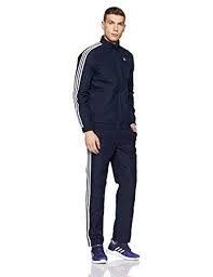 Adidas Plain Cotton track suit, Size : M