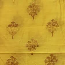 Chanderi Silk Printed Fabric, for Making Garments, Color : Multicolor