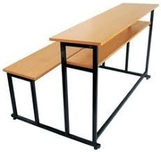 Non Polished Plain Teak Wood School Desks, Shape : Rectangular, Square