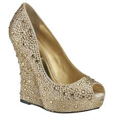 ABS Plastic Bridal Gold Wedges, for Casual Wear, Size : 37, 38, 39, 40