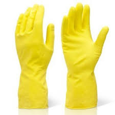 Rubber Gloves, for Domestic, Industrial, Laboratory, Length : 10-15 Inches, 15-20 Inches, 20-25 Inches