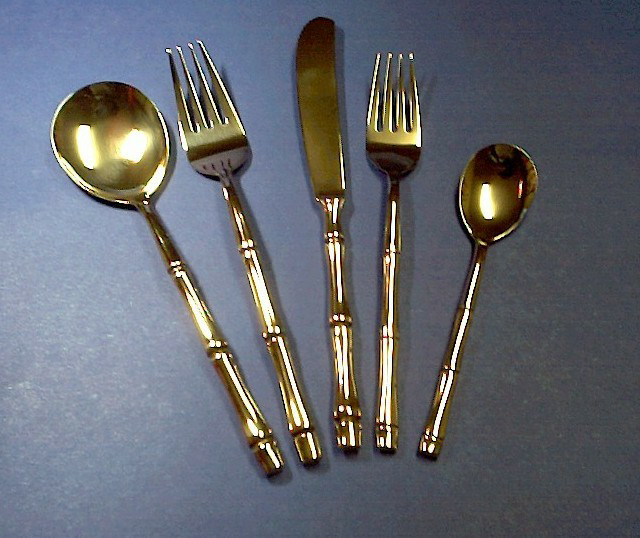 Brass Cutlery Sets, Pattern Plain by NS Handicarfts from Moradabad