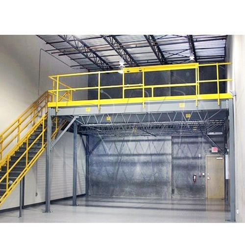 Colour Coated Mild Steel Mezzanine Floor, for Godown, Workshop