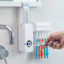 Plastic Automatic Toothpaste Dispenser, for Home, Feature : Best Quality, Light Weight, Scratch Proof