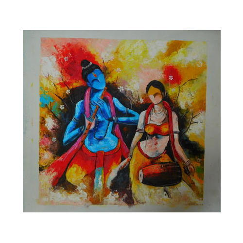 24x24 Inch Canvas Painting, Color : Multicolor