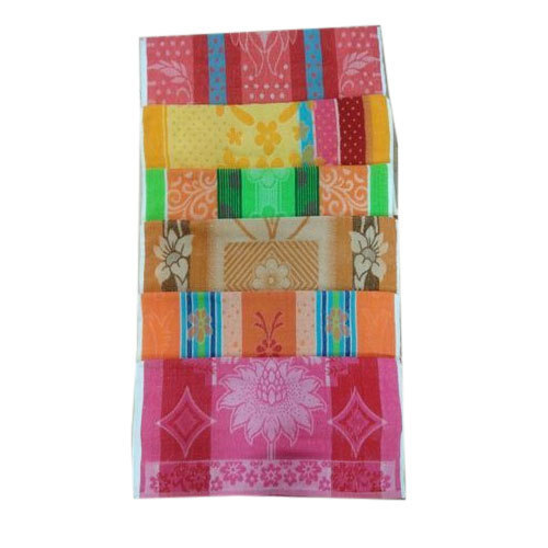 Printed Fancy Cotton Towel, Color : Multicolor