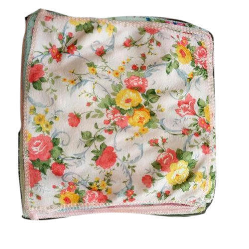 Floral Printed Hankies, Color : Multi Color