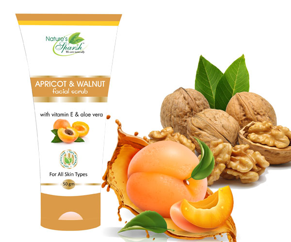 Nature's Sparsh Apricot & Walnut Face Scrub
