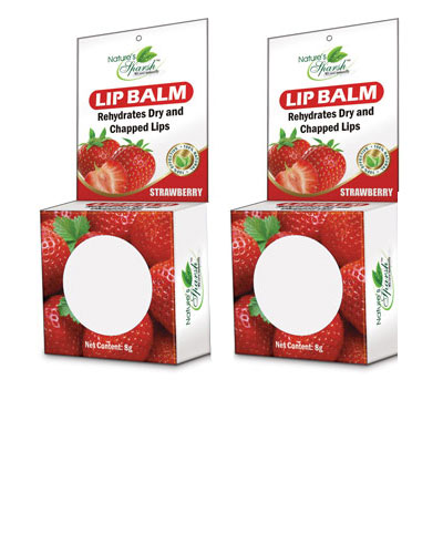 Nature\'s Sparsh Lip Balm with Strawberry