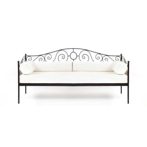 Non Polished wrought iron sofa, Size : 12x30x30inch, 13x32x32inch, 14x34x34inch, 15x36x36inch, 16x38x38inch