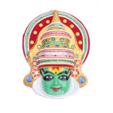 Fabric kathakali mask, for Dance Purpose, Packaging Type : Paper Packet, Plastic Bag