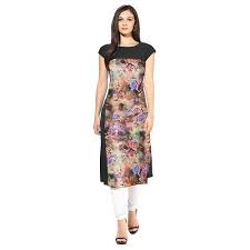 Checked Crepe Kurti, Technics : Attractive Pattern