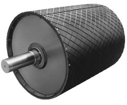 Round Polished Pulley Rubber Lagging, for Crane Use, Machinery, Specialities : Durable, High Quality