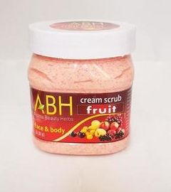 Fruit Cream Scrub, for Body Care, Beauty Care