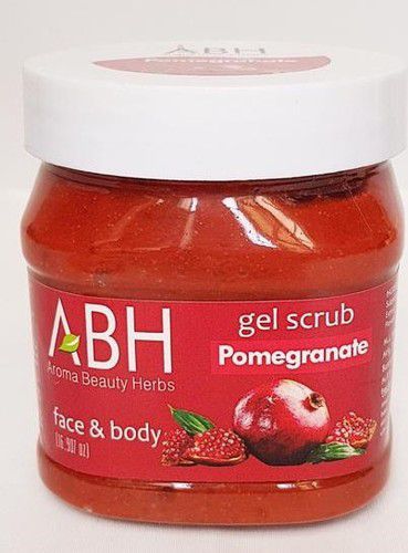 Pomegranate Gel Scrub, for Skin Care, Packaging Type : 200gm. 500gm