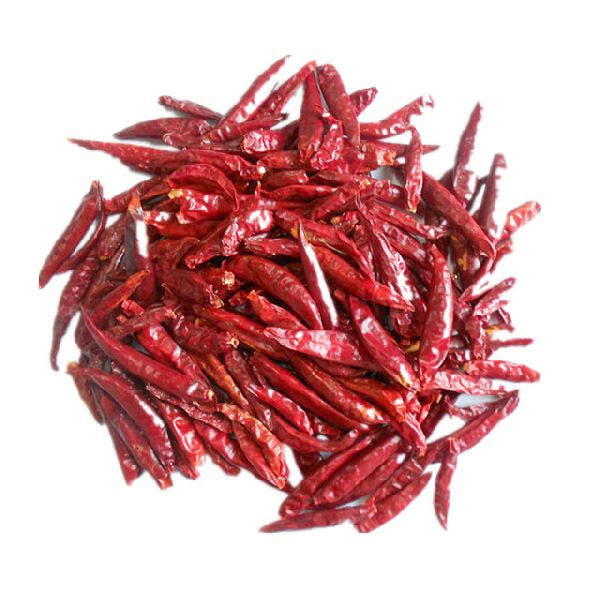 Organic Stemless Dried Red Chilli, Length : 6 to 9 cm
