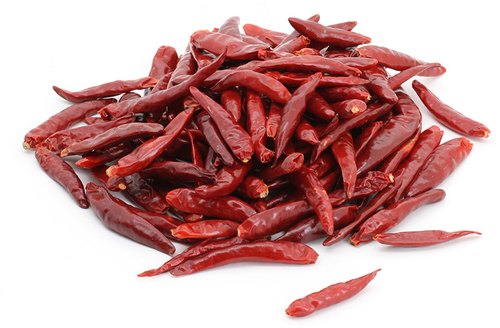 Organic Teja Dried Red Chilli, Length : 6 to 9 cm
