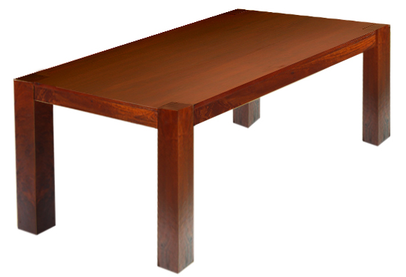 solid wood coffee table with teak fininsh