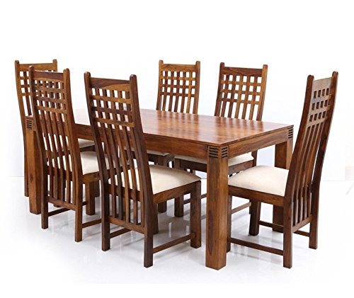 Solid wood six seated dining Set