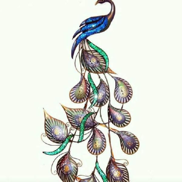 wall art peacock dancing