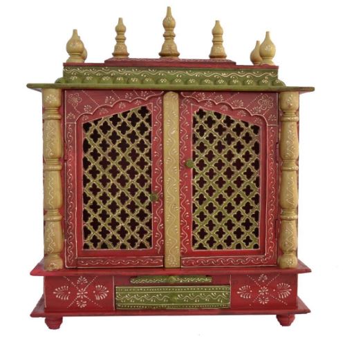 wooden mandir for home use