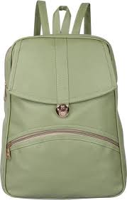 Green Leather Picnic Bag
