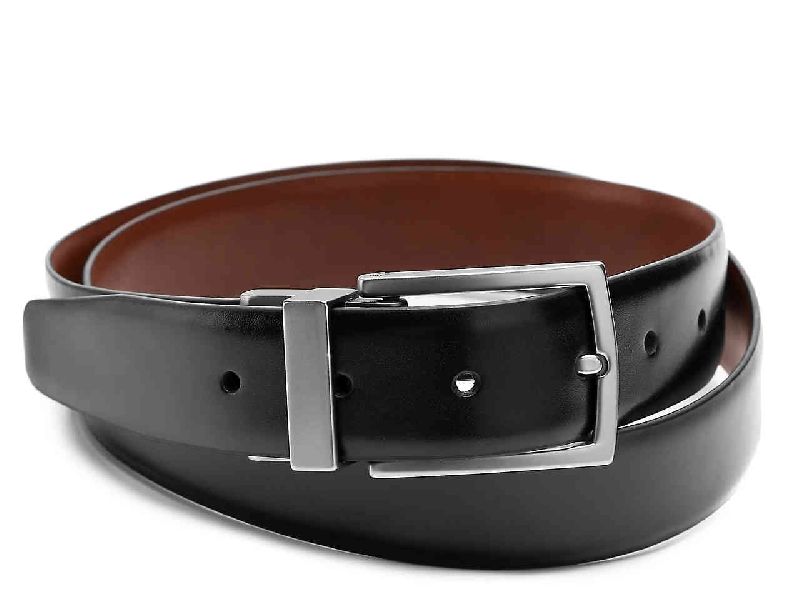 Mens Black Leather Belt