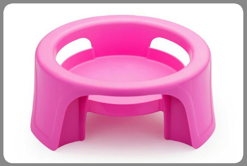 Pink Plastic Water Pot Stand