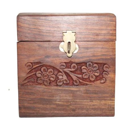 Polished Wooden Coin Box, Size : Standard